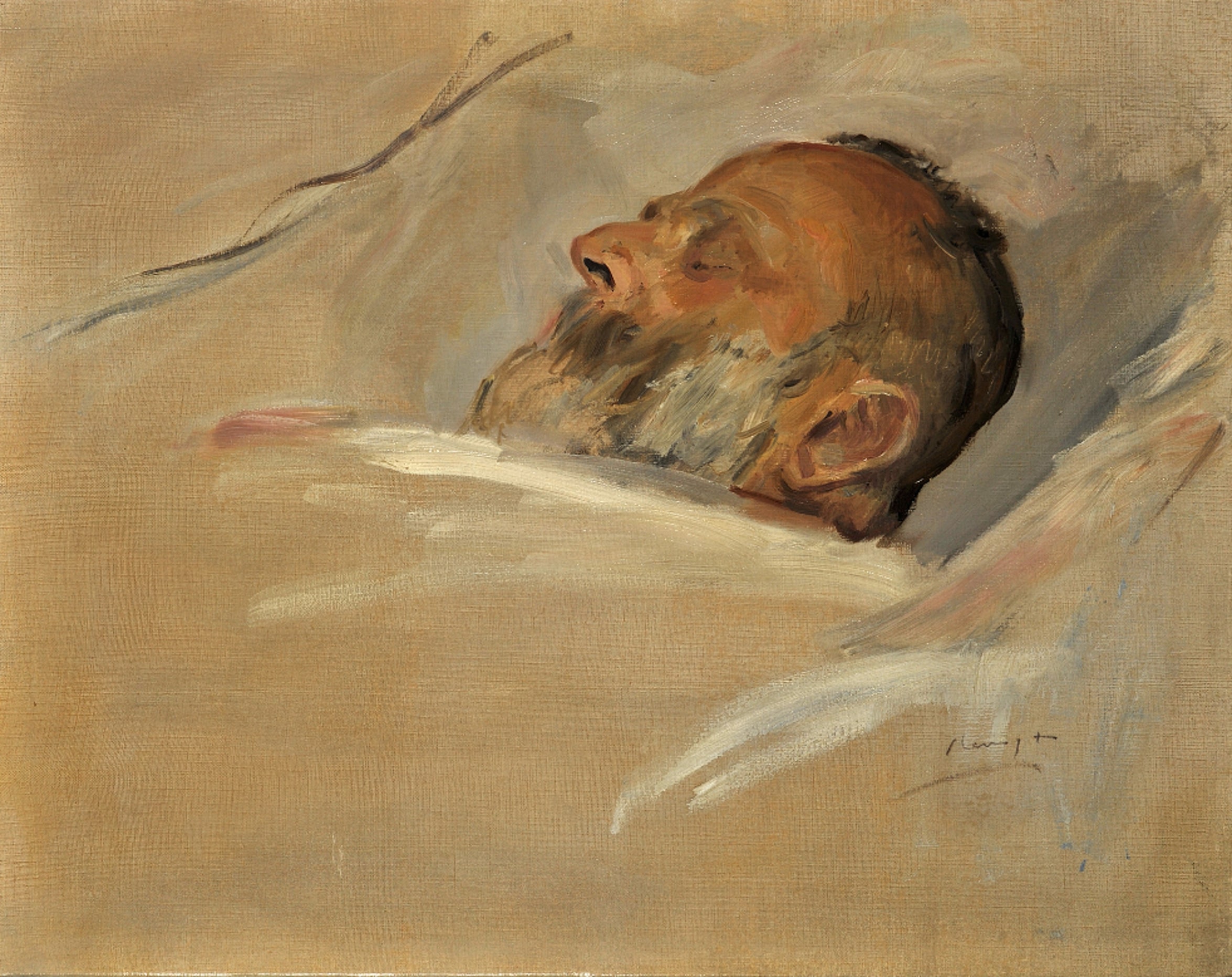 Totenbett Porträt Julius Cassirer (Portrait of Julius Cassirer on his death bed)